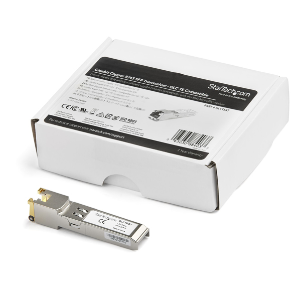 StarTech GLCTEST SFP Transceiver Module 1000BASE-T - GLCTEST
