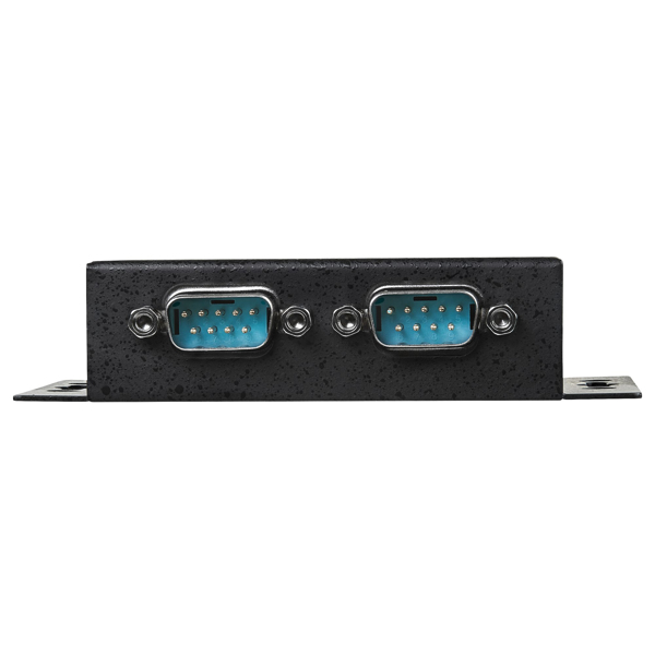 StarTech 2 Port USB to Serial RS232 Adapter - USB / DB9 Hub Wall Mountable - Serial Adapter - USB2.0 - RS-232 x 2 - Black (ICUSB2322I) - ICUSB2322I