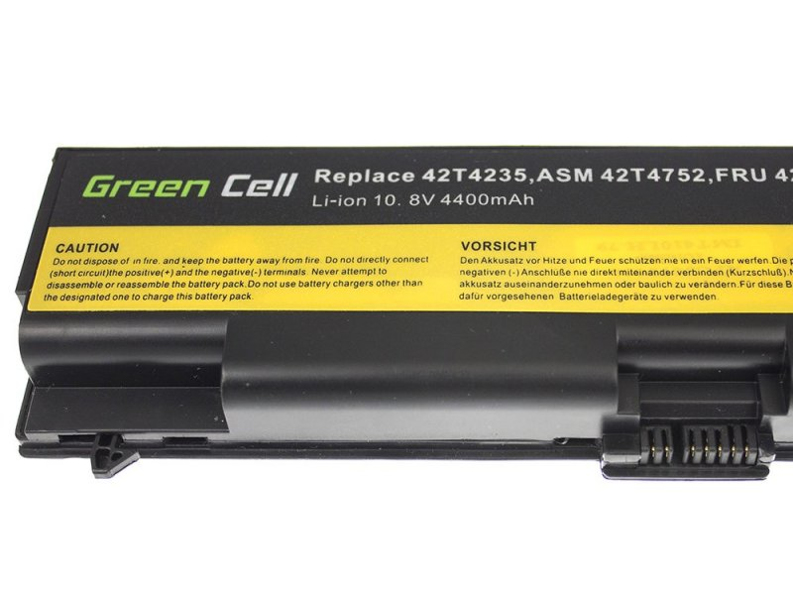 GREEN CELL-batteri for Lenovo ThinkPad T410 T420 T510 T520 W510 / 11,1V 4400mAh - LE05