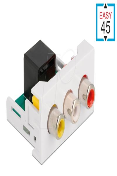 Delock Easy 45 - snap-in modules - 81342