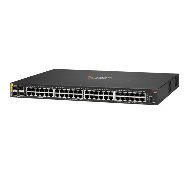 HPE Aruba 6000 48G Class4 PoE 4SFP 370W Managed L3 - R8N85A