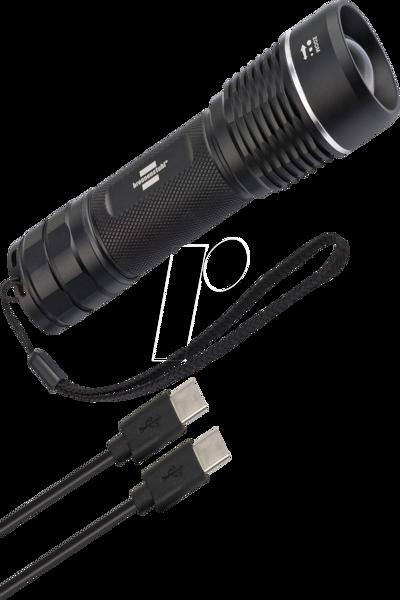 Brennenstuhl 1178600801, hand flashlight, black, metal, IP67, LED, 1200 lm - 1178600801