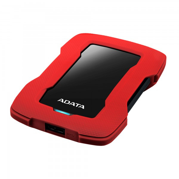ADATA HD330 1TB extern hårddisk, USB 3.1, pålitlig lagring - AHD330-1TU31-CRD