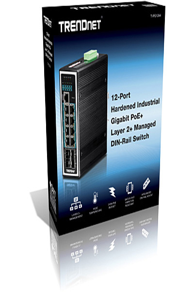 TRENDnet TI-PG1284I L2+ Switch - TI-PG1284I