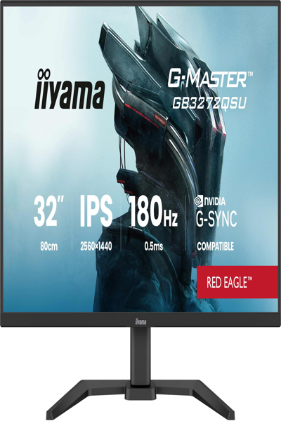 Iiyama GB3272QSU-B1 Gaming Monitor 32" IPS G-Master Flat Screen - GB3272QSU-B1