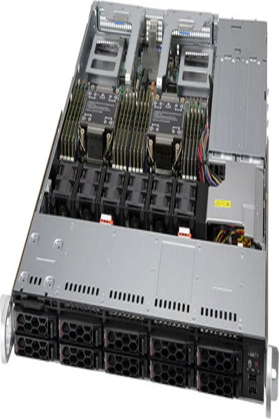 Supermicro SYS-120C-TN10R-EU, Intel C621A, LGA 4189, DDR4-SDRAM, 4 To, 3200 MHz, 1,2 V