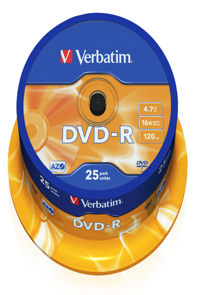 Verbatim 25x DVD-R - 4,7 GB 16x - 43522