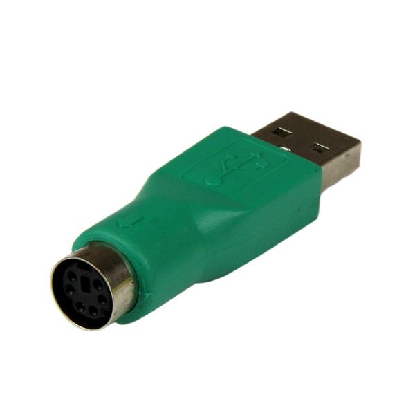 Replacement PS/2 mouse to USB adapter - Bu/St - Mouse replacement adapter - Mouse connection - PS/2 (W) ( GC46MF ) - GC46MF