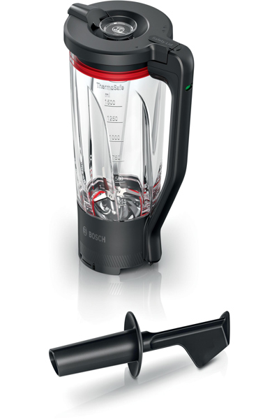 Bosch MUZS6MX - Attachment set - 1.5 L - Stainless steel - Black - Transparent - Glass - Plastic - Food processor series 6
