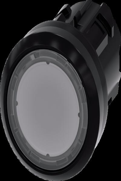 Siemens 3SU1001-0AD70-0AA0 Pushbutton 22mm Clear Flat