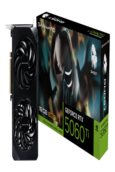 GAINWARD GEFORCE RTX 5060 TI GHOST OC GRAPHICS CARD 16 GB - NE7506TU19T1-GB2061B