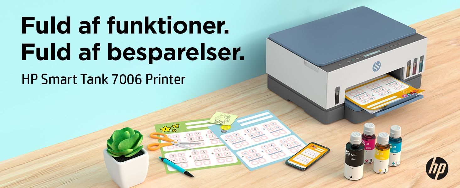 HP Printer Smart Tank 7006 All-in-One - Inkjet - Colored - 28B55A#BHC