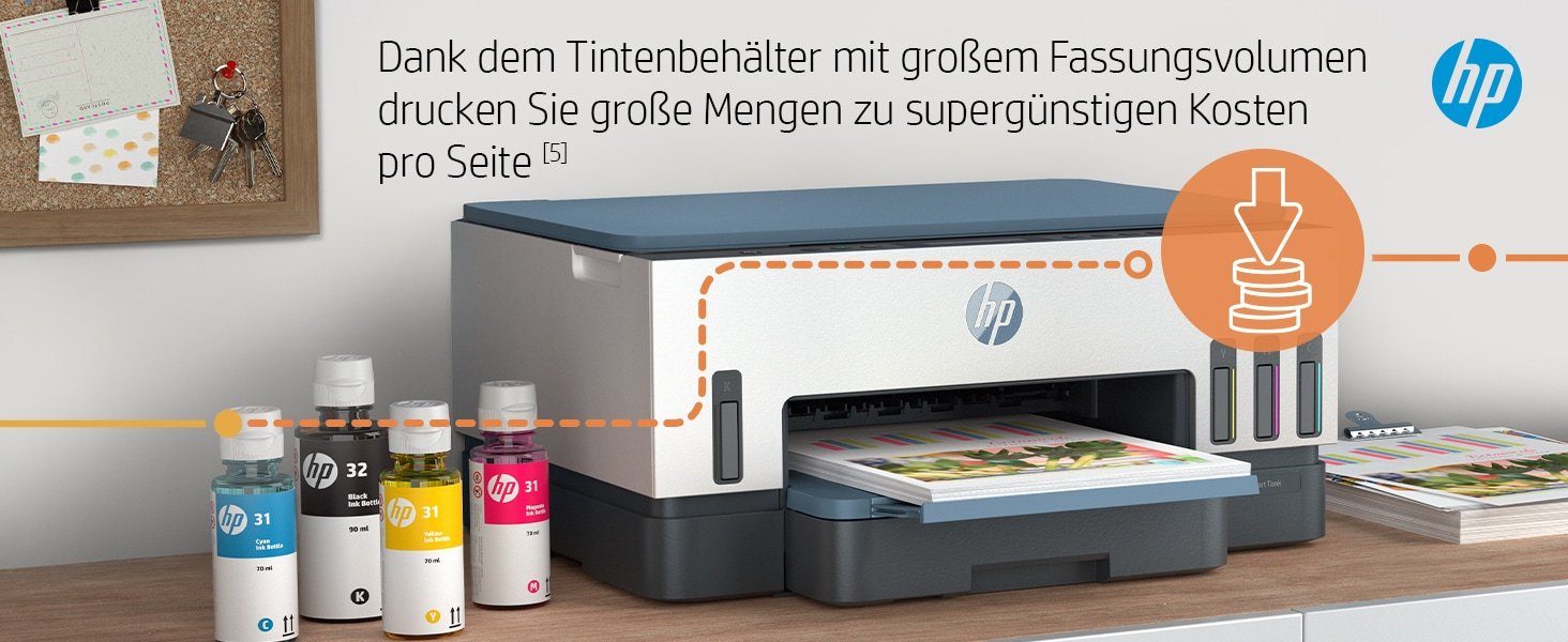HP Printer Smart Tank 7006 All-in-One - Inkjet - Colored - 28B55A#BHC