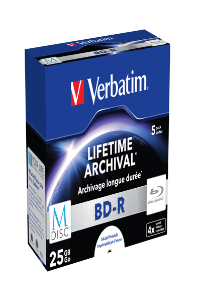 Verbatim M-Disc - 5 x BD-R - 25 GB 4x - 43823