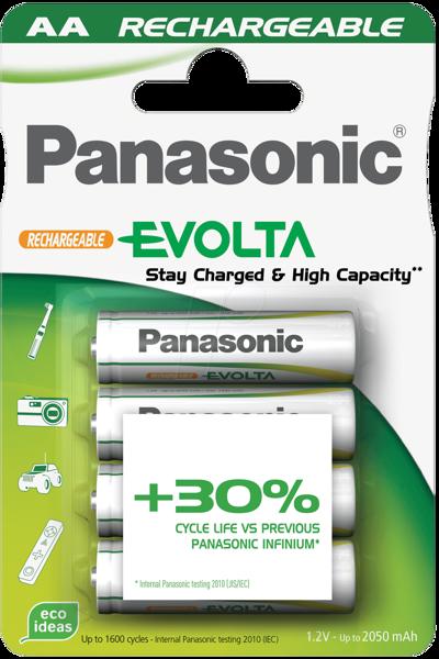 Panasonic 1x4 NiMH Mignon AA 1900 mAh rechargeable