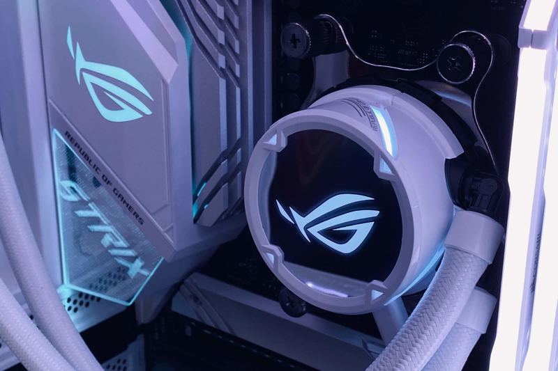 ASUS ROG Strix LC 360 RGB White Edition - Processor fan - 90RC0072-M0UAY0
