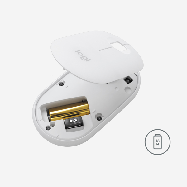 Logitech Pebble M350 - Mouse - optical - 910-005716