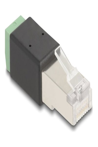 Delock Network connector - RJ-45 (M) to 2 pin terminal block - 66604
