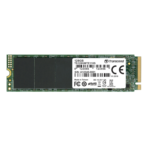 Transcend 110S - SSD - 128 GB - internal - M.2 2280 - TS128GMTE110S