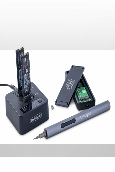 StarTech.com 1:1 fristående M.2 NVMe-hårddiskduplikator och dockningsstation - M2-HDD-DUPLICATOR-N1