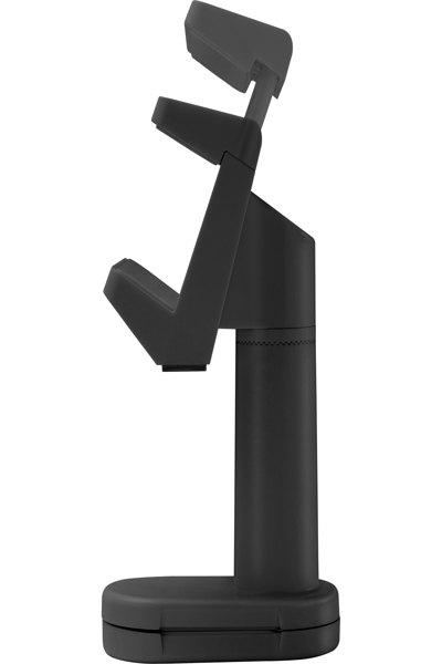 Pince de table InLine pour multiprise - rotative - pince à ressort - noire