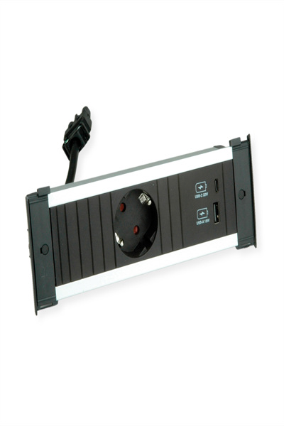 Bachmann KAPSA S 1xCEE7/3 1xUSB CA 22W