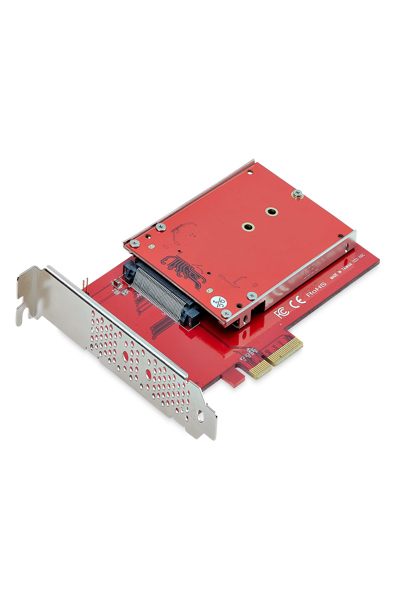 StarTech.com M.2 to U.3 Adapter, For M.2 NVMe SSDs, PCIe M.2 Drive to 2.5inch U.3 (SFF-TA-1001) Host Adapter/Converter, TAA Compliant - 1M25-U3-M2-ADAPTER