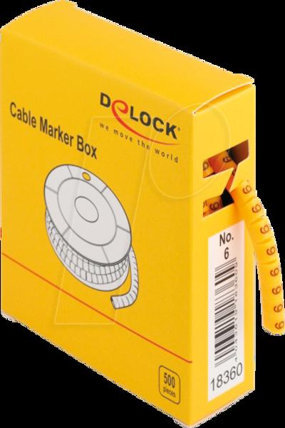 Delock Cable Marker Box, No. 6 - 18360