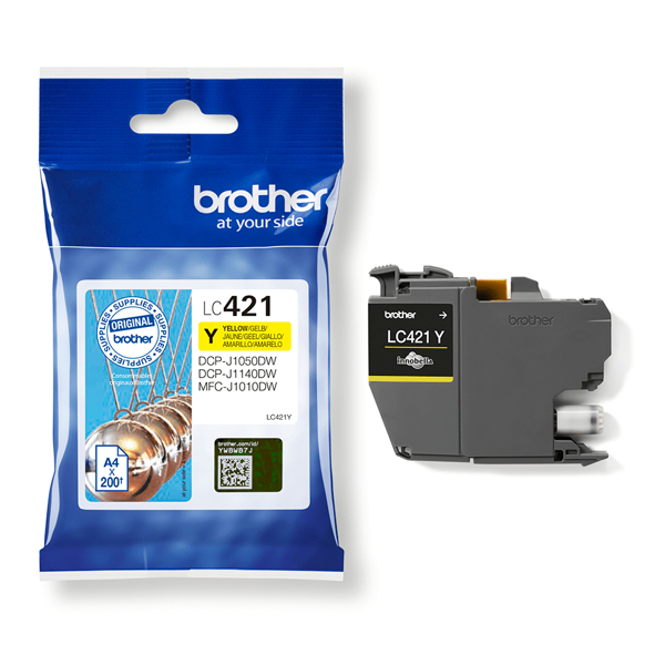 Brother LC421Y - Yellow - original - LC421Y