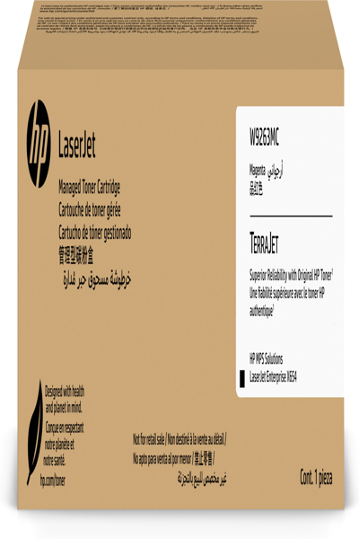 HP W9263MC Magenta Managed: Original LaserJet Toner Cartridge, 30,000 pages - W9263MC
