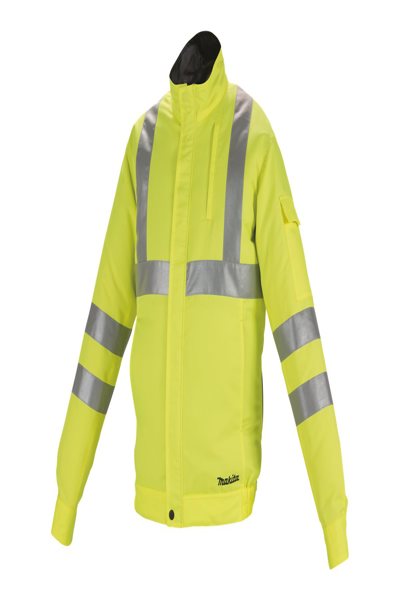 Makita DFJ214ZL Akku-Klimajacke Gr.L Kleider-Groesse L Neongelb