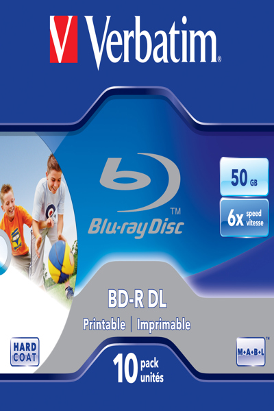 Verbatim 10 x BD-R DL - 50 GB 6x - 43736