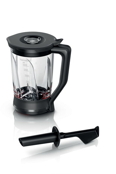 Bosch MUZ9MX2 - 1.5 L - Black - Transparent - Plastic - Stainless steel - OptiMUM - VitaPower Series 4 - 2.03 kg - 2.4 kg