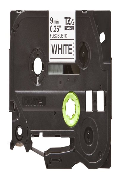 Brother TZe-FX221 - Adhesive - black on white - TZEFX221