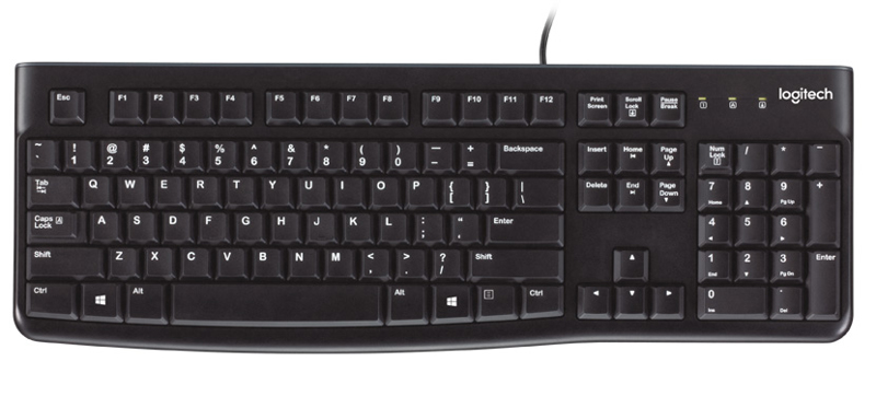 Logitech K120 - Tangentbord - USB - 920-002518