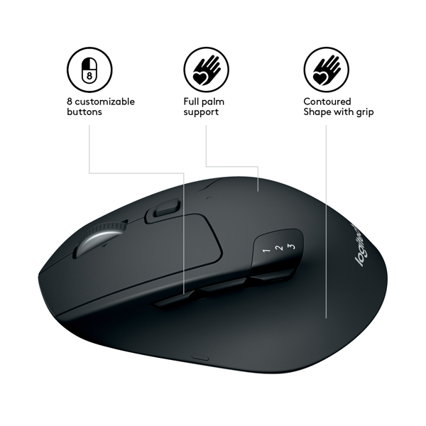 Logitech M720 Triathlon - Mouse - 910-004791