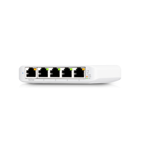 UbiQuiti UniFi Switch Flex Mini (5-pakning) - Administrert - GigE PoE - USW-FLEX-MINI-5