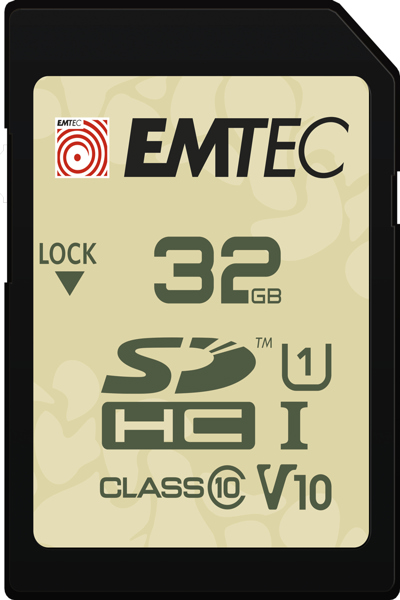 EMTEC SD UHS-I U1 V10 Outdoor - Secure Digital (SD) - ECMSD32GHCU1OR
