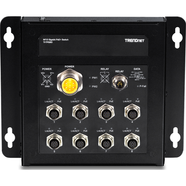 TRENDnet TI-TPG80 - Managed Railway Switch - TI-TPG80
