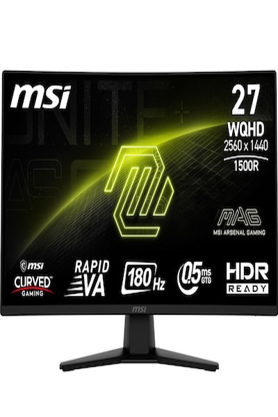 MSI MAG 274CQFDE Curved Gaming Monitor 27"" - Flat Screen - 68.6 cm