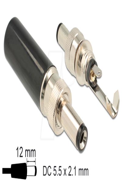 Delock 89915 - DC Power Adapter - 18 V - 2 A - Black - 89915