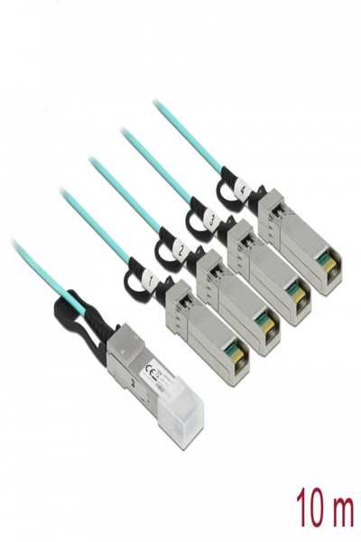 Delock Direktanslutningskabel - QSFP+ (hane) till SFP+ (hane) - 84073