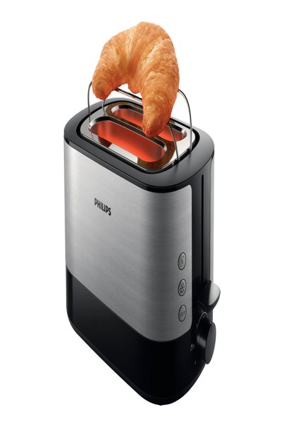 Philips HD2639/90 Viva Toaster Steel - HD2639/90