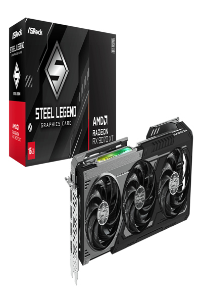 ASRock Steel Legend Radeon RX 9070 XT Dark 16GB - 90-GA5VZZ-00UANF