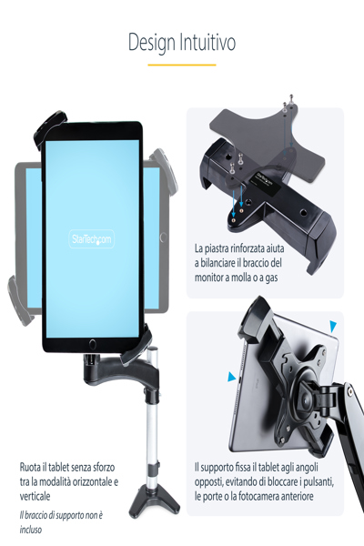StarTech.com VESA Mount Adapter for Tablets 7.9-12.5 inch - TABLET-VESA-ADAPTER