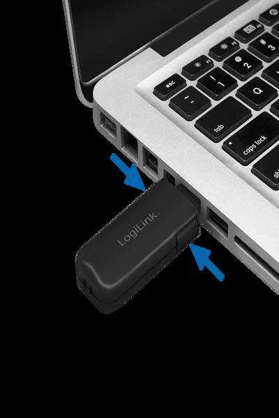 LogiLink USB-A portlåssett med nøkkel - AU0054