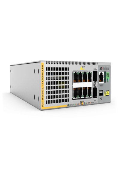 Allied Telesis AT X530L-10GHXM L3 managed 8x 1/2.5G/5G PoE+++ Switch
