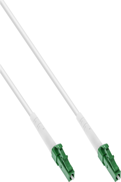 Câble fibre optique simplex en ligne - FTTH - LC/APC8° vers LC/APC8° 9/125 µm OS2 15 m