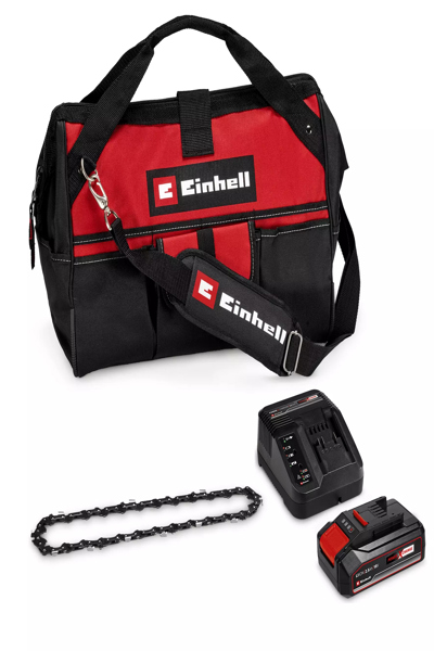 Tronçonneuse d'élagage sans fil Einhell ge-PS 18/15 Li avec sac