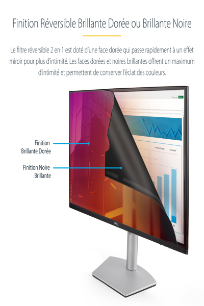 StarTech.com 24-inch Gold Monitor Privacy Screen - 2469G-PRIVACY-SCREEN